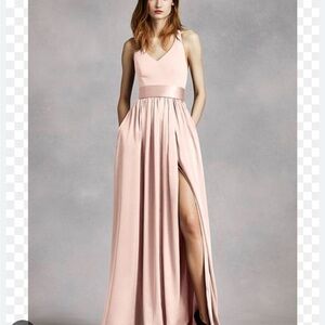 Elegant Pink Evening Gown